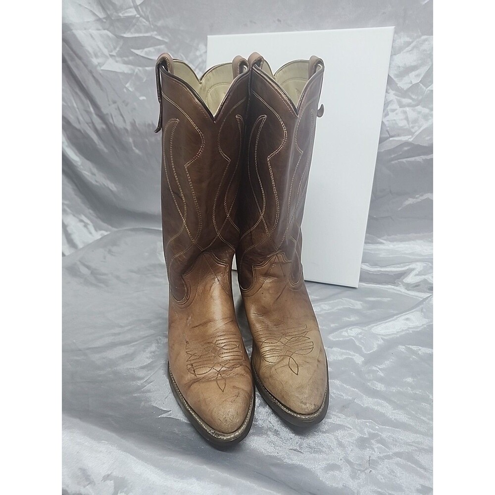 TEXAS VULCAN 10D  leather Mens vintage westen boots  IN USA 8011  33026